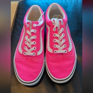 Vibrant Pink Vans Shoes